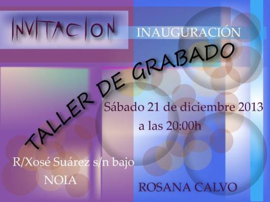 Inauguración do Taller de Susana Calvo en Noia